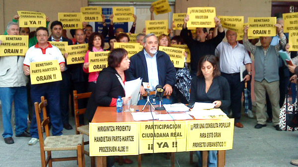 basauri bilbao ria 2000 protesta