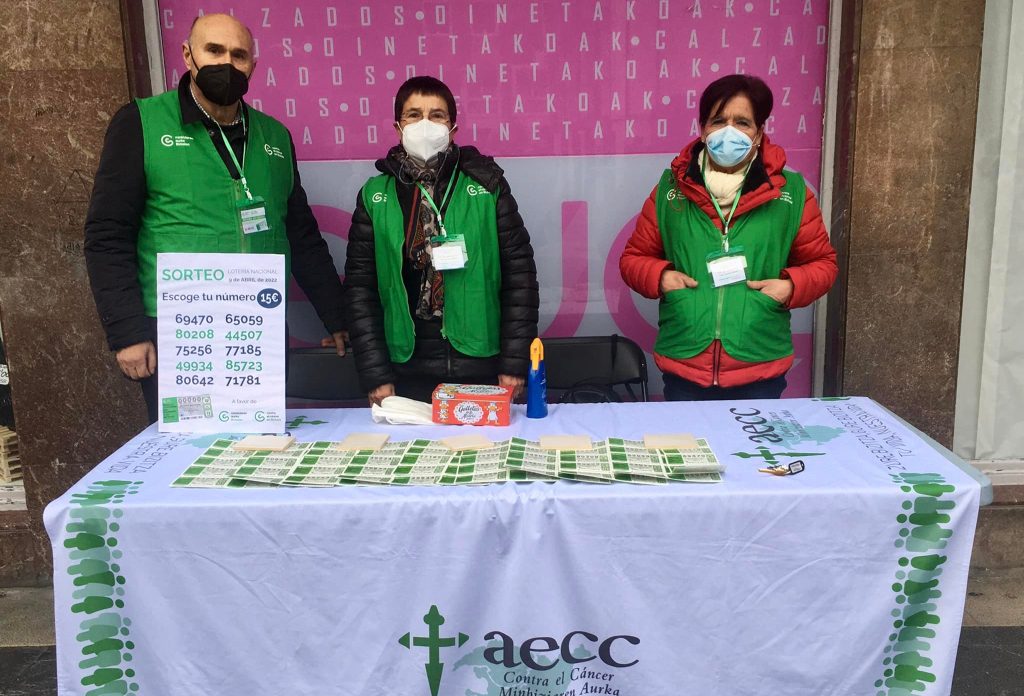 mesa informativa cáncer